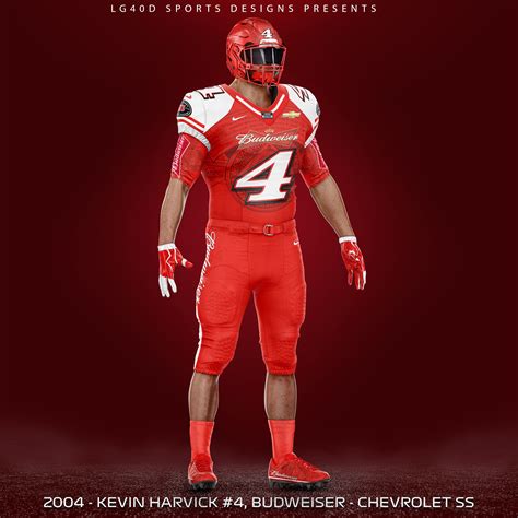 Kevin Harvick NFL uniform concept.