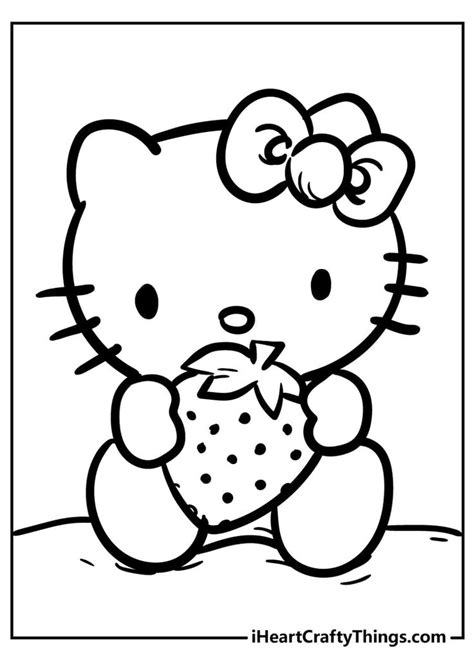 Cute And Sweet Hello Kitty Coloring Pages | Hello kitty colouring pages ...