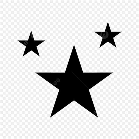 Stars Silhouette PNG Free, Vector Stars Icon, Stars Icon, Star, Rating ...