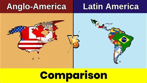 Anglo America vs Latin America | Latin America vs Anglo America | Comparison | America | Data ...