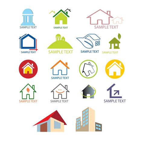 House Logo Design Templates Vector by FreeIconsdownload on DeviantArt