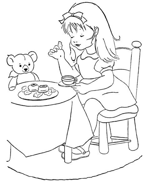 Free Birthday Party Coloring Pages, Download Free Birthday Party ...