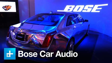 Bose engineers 4 tiers of car audio - YouTube