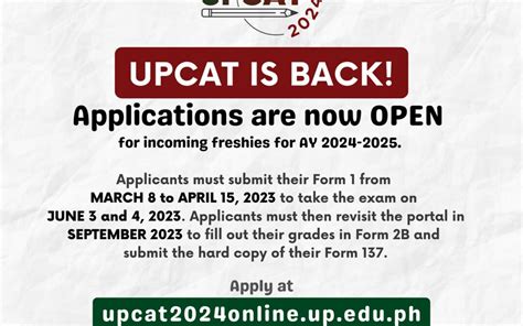 UPCAT 2024 Application|CEAT-UPLB