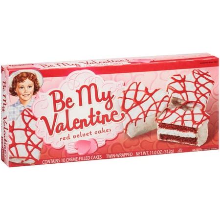 Little Debbie Be My Valentine Red Velvet Cakes, 10 ct, 11 oz - Walmart.com