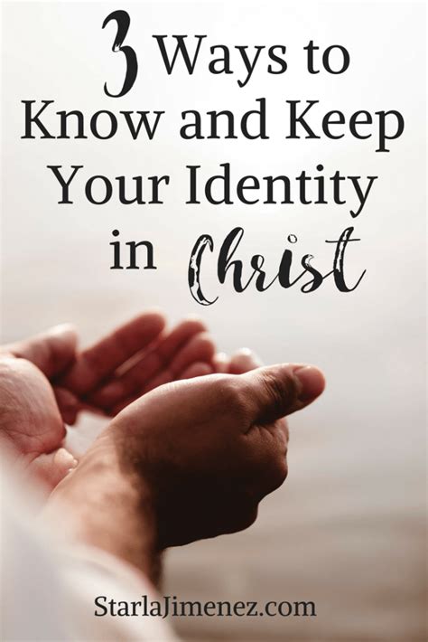 3 Ways to Know Your Identity in Christ | Identity in christ, My ...