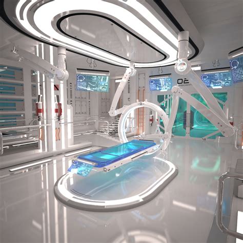 Scifi Laboratory Interior 3D Model | Behance