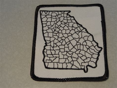 GEORGIA STATE MAP PATCH (061127) (#061127) – Harper Moto