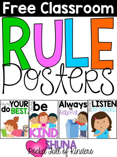 Classroom Rules Poster Ideas