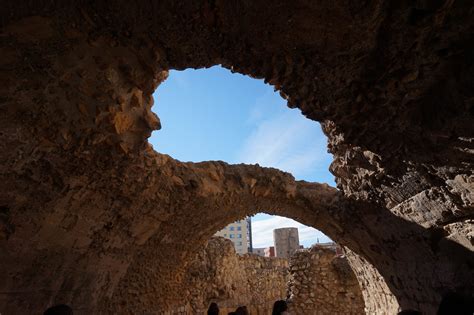 The Roman ruins in Tarragona, Spain symbolize the first arches of the ...