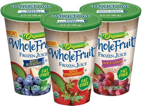 Whole Fruit® Organic Frozen Juice Cups - J&J Snack Foods Corp.