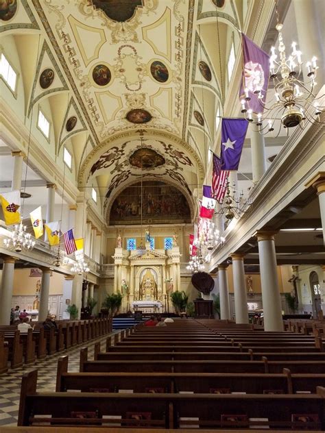 Interior of Saint Louis Cathedral, New Orleans St Louis Cathedral ...