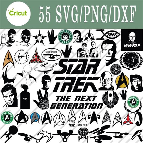 Star Trek svg, Star Trek bundle svg, Png, Dxf, Cutting File | Inspire ...