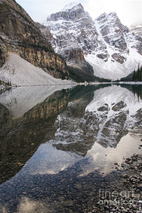 Moraine Lake Reflection Photograph by Bob Phillips