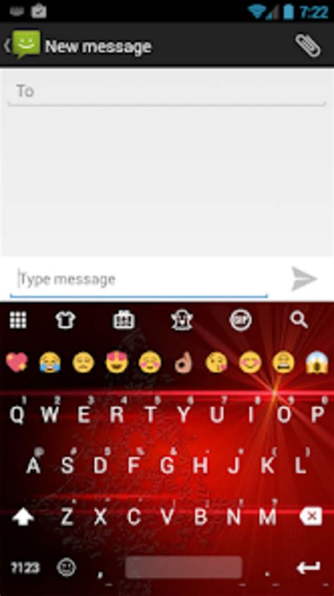 Emoji Keyboard Christmas Red for Android - Download