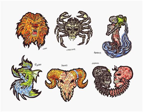 Tatuajes a Color Signos del Zodiaco 2014 - IMÁGENES del ZODIACO - 5.000 ...