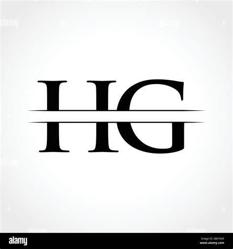 HG letter Type Logo Design vector Template. Abstract Letter HG logo ...