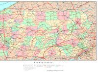 Pennsylvania Elevation Map