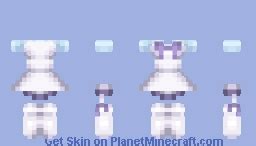 OB - Pastel Purple & Blue Maid Dress Minecraft Skin