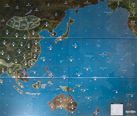 Image: Axis & Allies Pacific 1940 Map | Axis & Allies .org