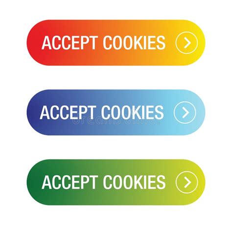 Accept Cookies, Text. Protection of Personal Information Cookie Mascot ...