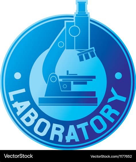 Laboratory label Royalty Free Vector Image - VectorStock