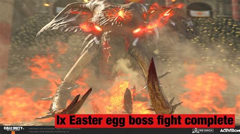 IX Easter egg boss fight complete - YouTube