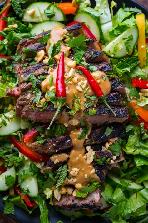 Thai Grilled Steak Salad - Closet Cooking