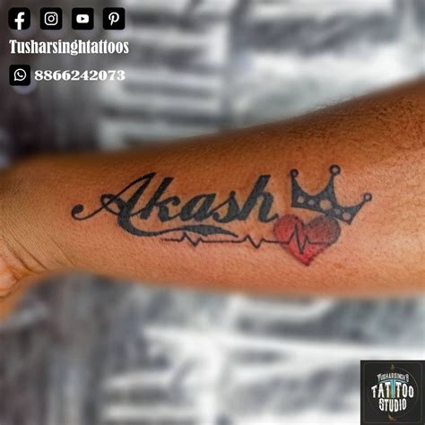 Update 72+ akash name tattoo designs super hot - in.coedo.com.vn