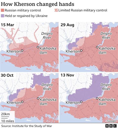 Ukraine in maps: Tracking the war with Russia - BBC News