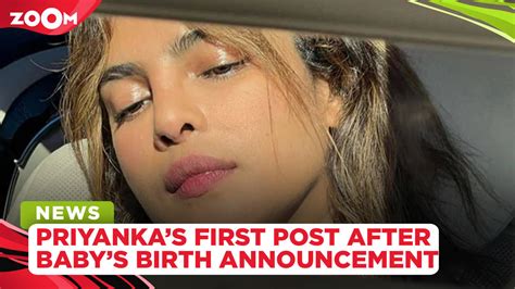 Priyanka Chopra's FIRST post on social media after her baby's birth ...