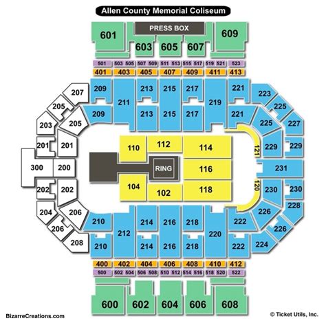 Fort Wayne Memorial Coliseum Seating Chart | Brokeasshome.com