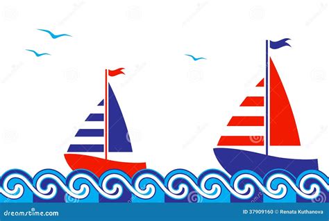 Nautical Border Stock Photo - Image: 37909160