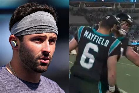 Baker Mayfield headbutting teammates sparks QB's roast on social media by NFL fans: "Baker out ...