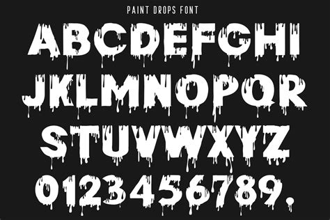 Paint Drops Font | 177Studio | FontSpace