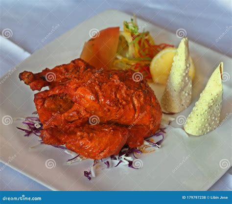 Full Chicken Tandoori, Indian Clay Oven Specialty Stock Photo - Image ...