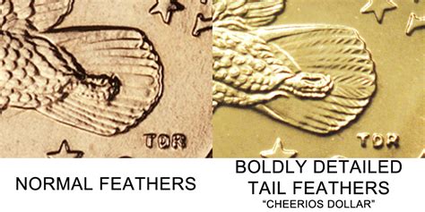 2000 P Sacagawea Dollars "Cheerios Dollar" - Boldy Detailed Tail ...