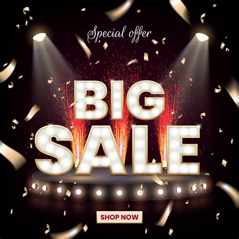 特别Offer big sale banner template vector design素材-高清图片-摄影照片-寻图免费打包下载