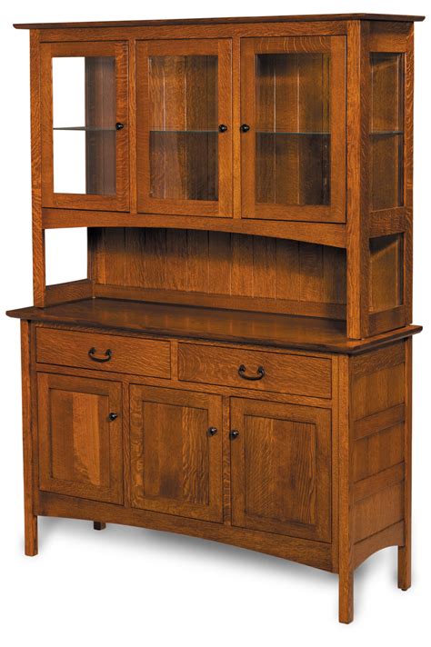 Granny Mission Hutch | Amish Solid Wood Hutches | Kvadro Furniture