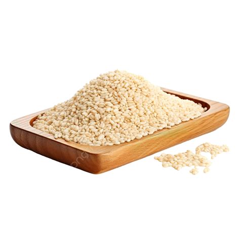Sesame Seeds On A Wooden Kitchen Board Healthy Food Concept, Sesame, Healthy, Ingredient PNG ...