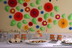 pretty wall decorations Spring Birthday Party, Picnic Birthday Party, Butterfly Birthday Party ...