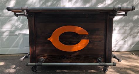 Chicago Bears bar | Chicago bears, Chicago bears man cave, Bars for home