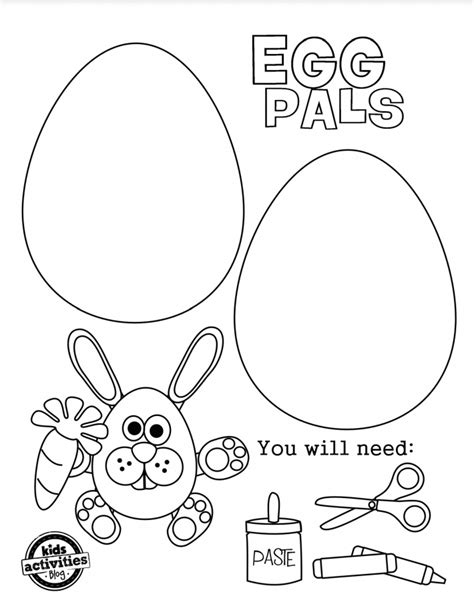 E Is For Egg Craft Template