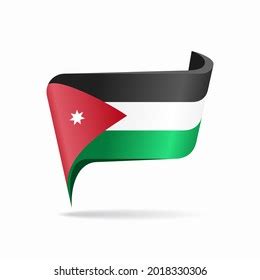 Jordanian Flag Map Pointer Layout Vector Stock Vector (Royalty Free ...