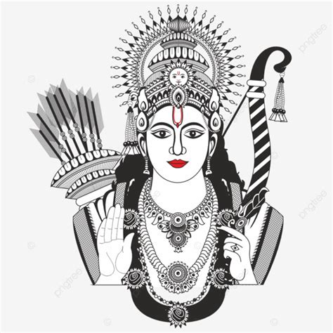 Lord Rama Vector, Lord Ram, Ram Ji, Ram Navami PNG and Vector with ...