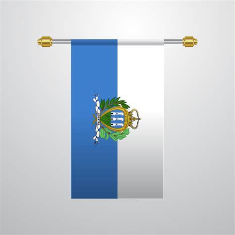 San Marino hanging Flag 14163648 Vector Art at Vecteezy