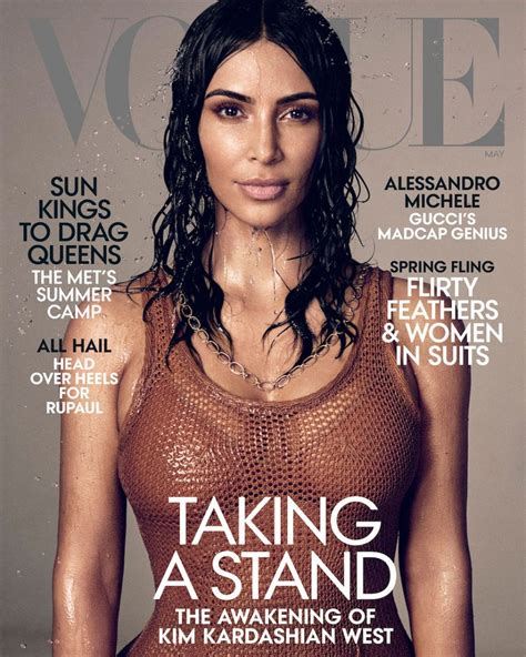 Kim Kardashian - Vogue Magazine May 2019 Cover and Photos • CelebMafia