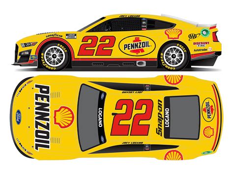 Joey Logano # 22 Shell-Pennzoil Ford Mustang NASCAR 2022 Next ...