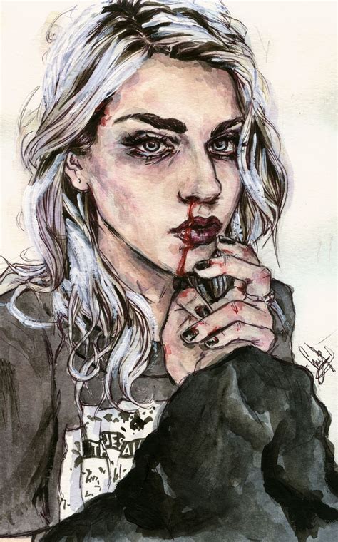 FRIDAYSHOW | Frances bean cobain art, Romantic art, Portrait art