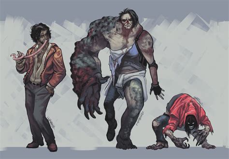 RE characters as special infected (art by me) : r/l4d2